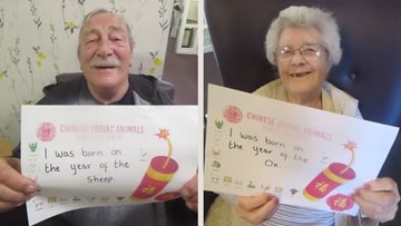 Chinese New Year celebrations at Stirling care home